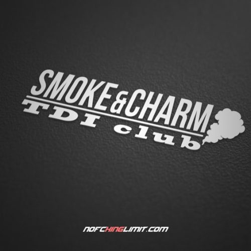 Smoke & Charm TDI Club hivatalos szélvédőmatrica