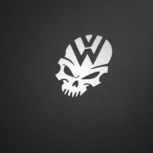 VW Skull matrica