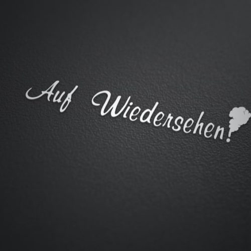 Auf Wiedersehen matrica