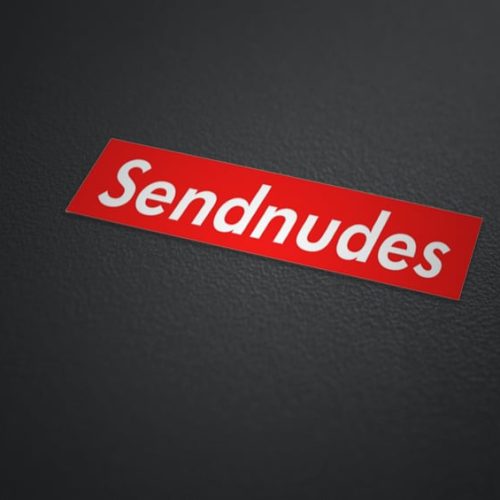 SendNudes Supreme style matrica