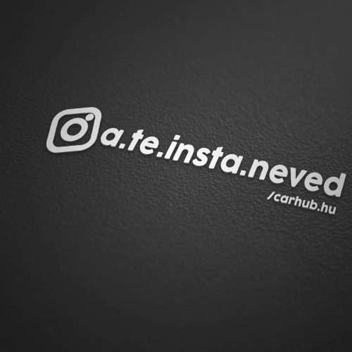 Egyedi instagram matrica