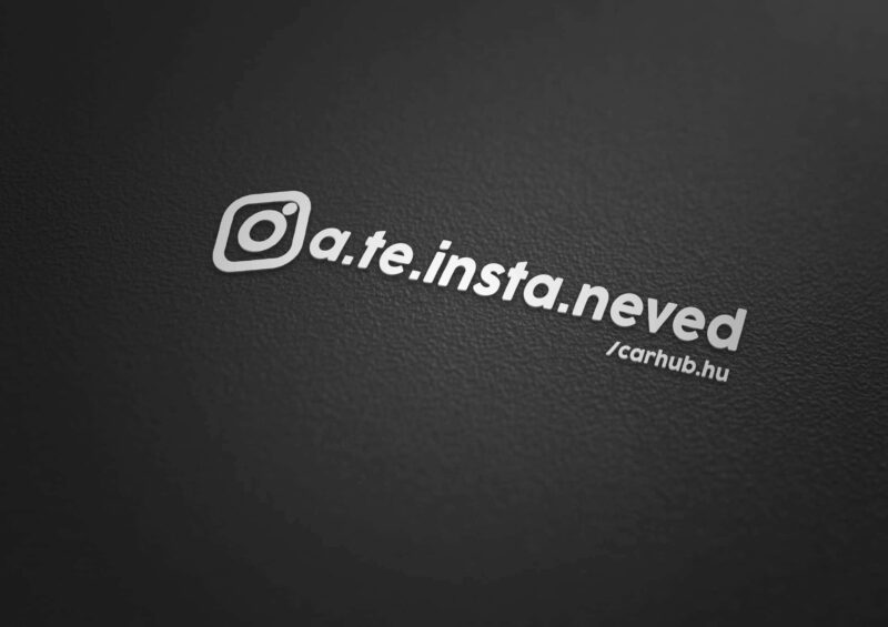 Egyedi instagram matrica