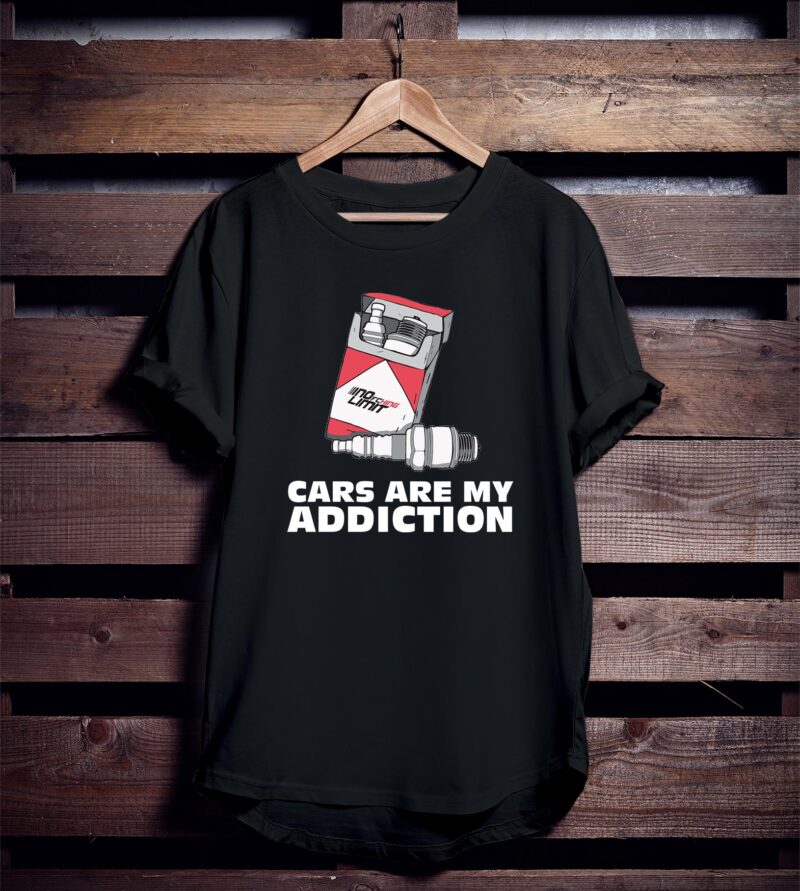 Cars are my addiction póló
