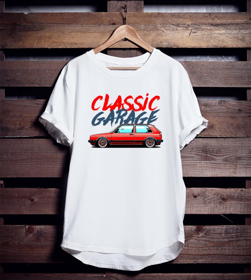 Golf Mk2 Classic Garage póló