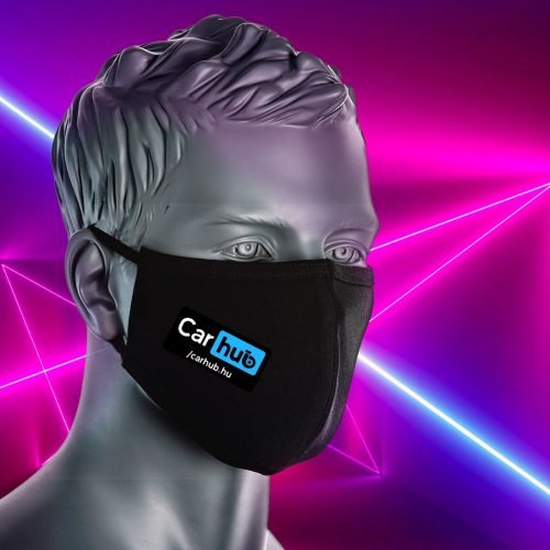 CarHUB újrafelhasználható arcmaszk anti-mikrobiális bevonattal