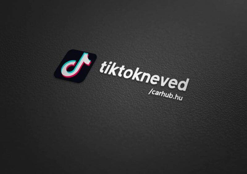 Egyedi tiktok matrica