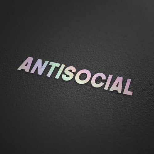 ANTISOCIAL matrica
