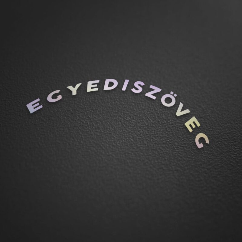 Egyedi szöveg COCO Style ívelt - Image 3