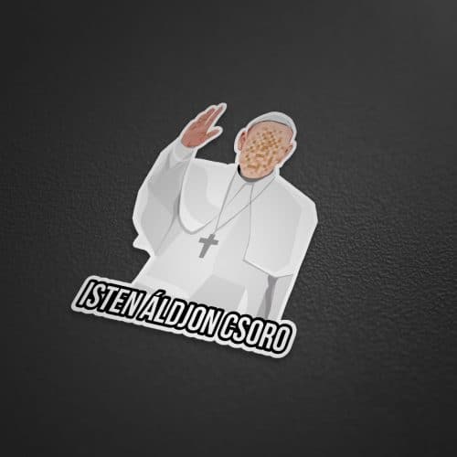 Isten áldjon csoro matrica 2k22 edition