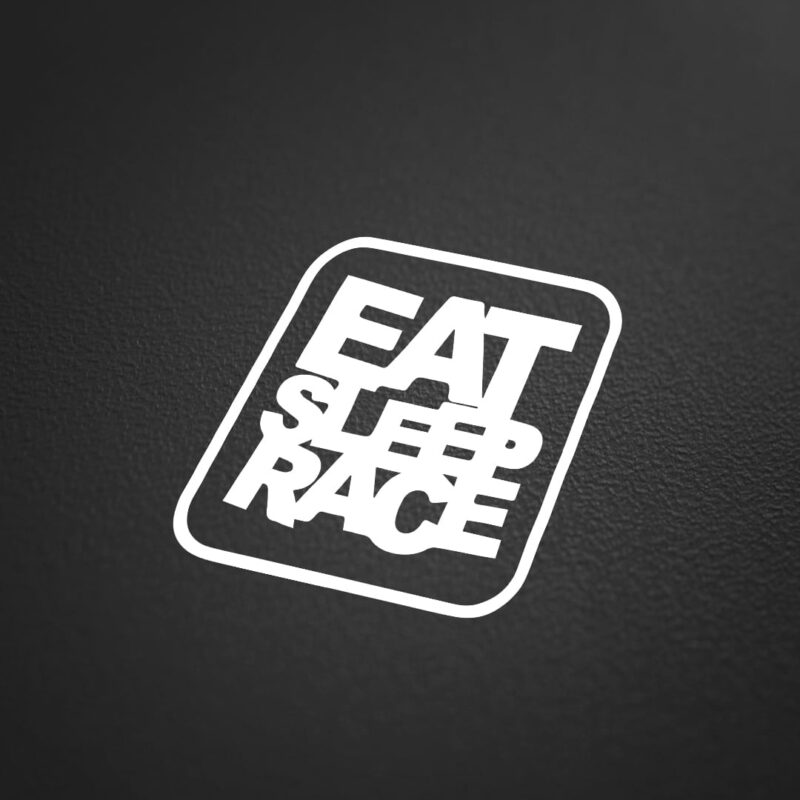 Eat Sleep Race matrica